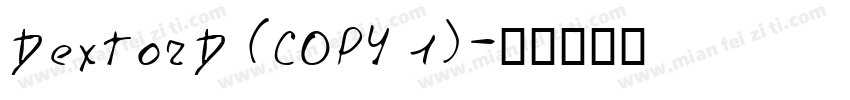 DextorD (COPY 1)字体转换